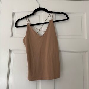 Gaze Tan Double Strap Camisole